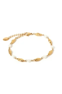 Mimi Pearl and Gold Bracelet