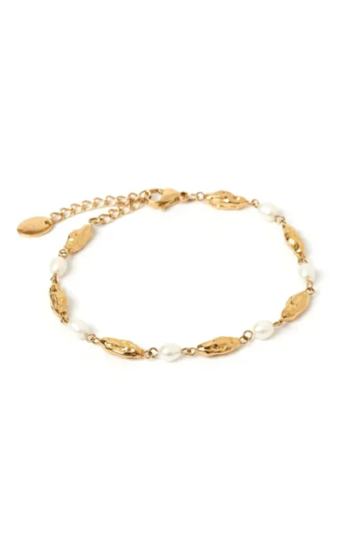 Mimi Pearl and Gold Bracelet