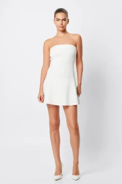 Monaco Mini Dress White