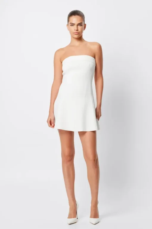 Monaco Mini Dress White