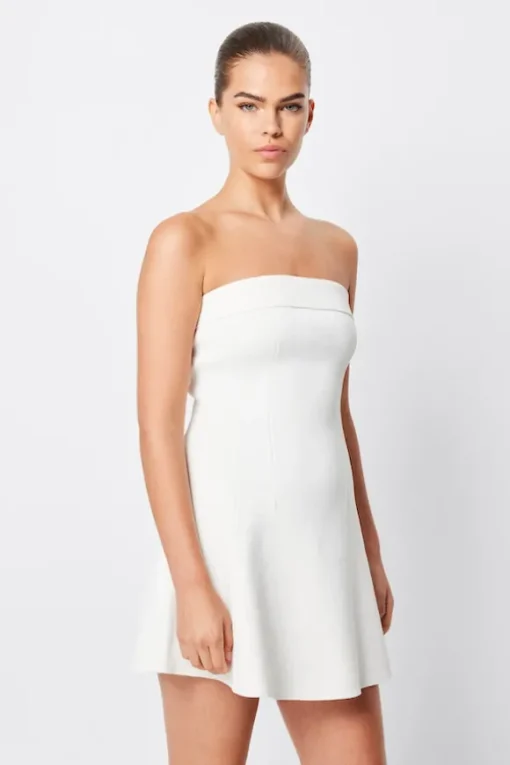 Monaco Mini Dress White