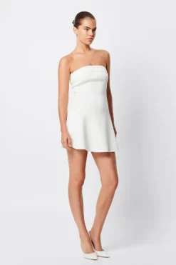 Monaco Mini Dress White