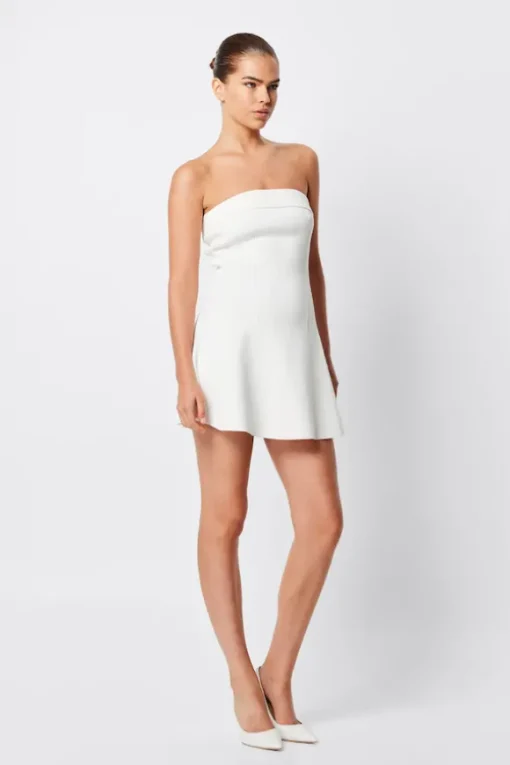 Monaco Mini Dress White