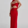 Mullet Maxi Dress Red
