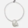 Mykonos Necklace Pearl