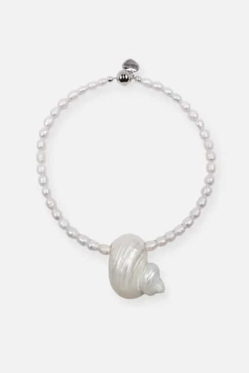 Mykonos Necklace Pearl