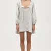 Myla Dress Twill Stripe