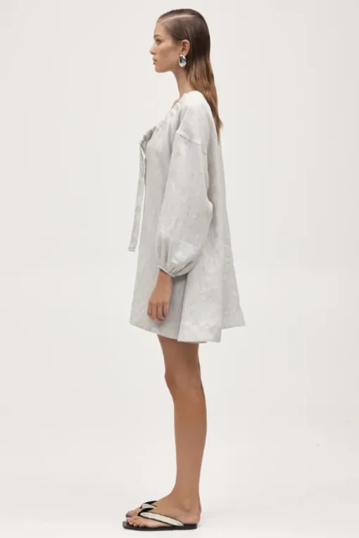 Myla Dress Twill Stripe