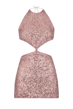 Netquins Cut Out Dress Old Rose