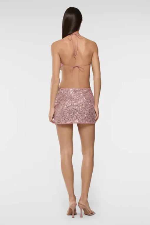Netquins Cut Out Dress Old Rose