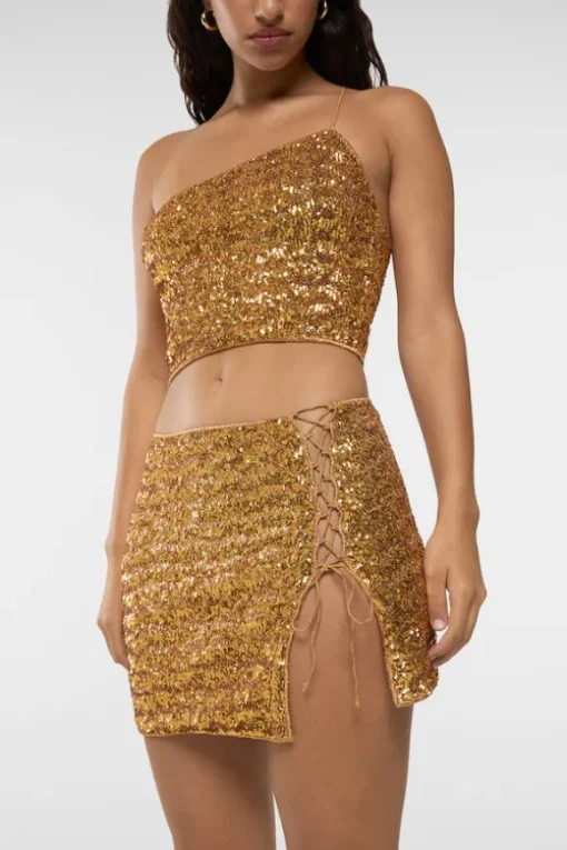 Paillettes Top Ambra