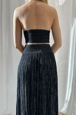 Penelope Top Black/Gold