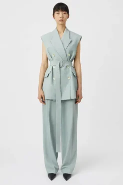 Percival Vest Blue Marle