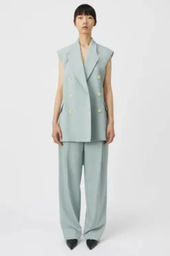 Percival Vest Blue Marle