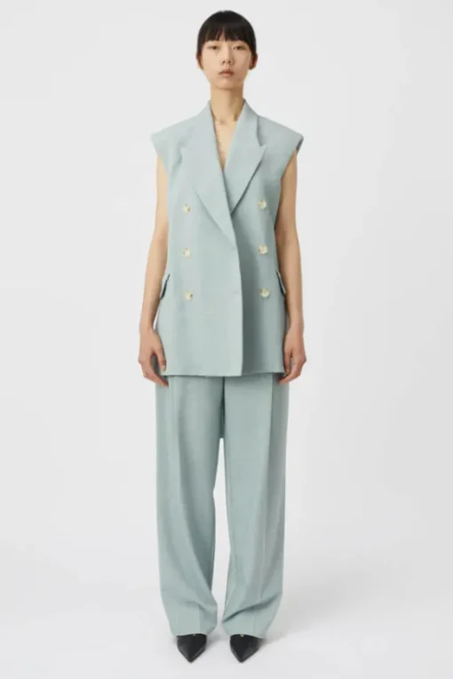 Percival Vest Blue Marle
