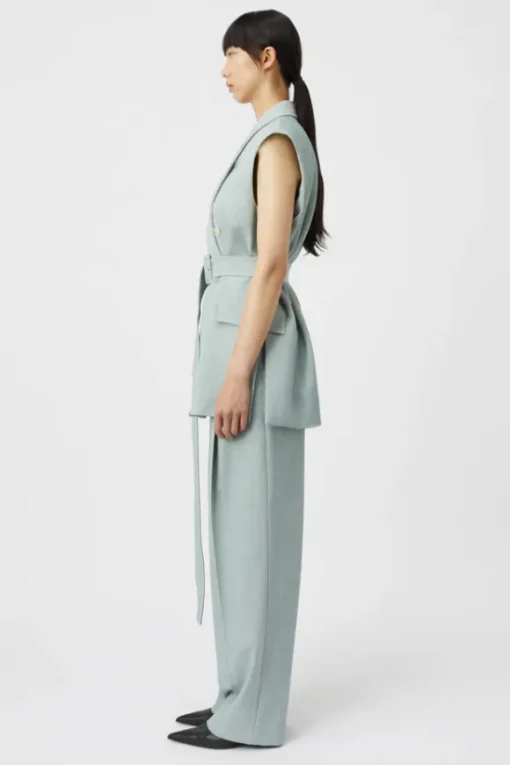 Percival Vest Blue Marle