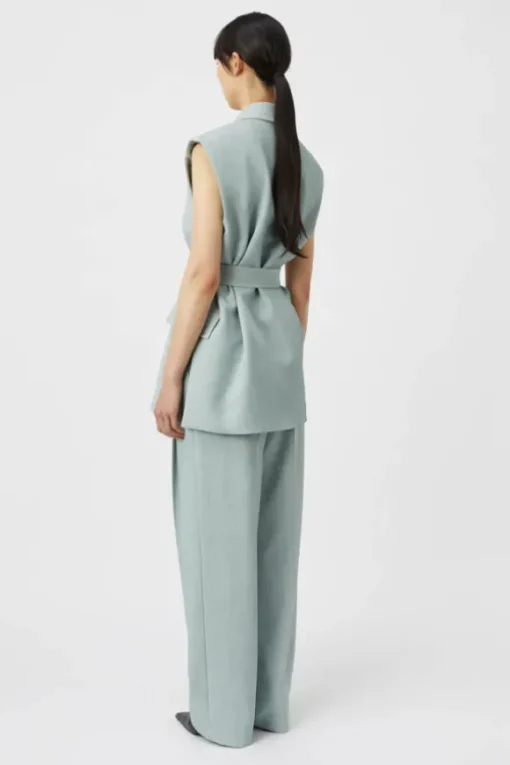Percival Vest Blue Marle