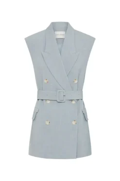 Percival Vest Blue Marle