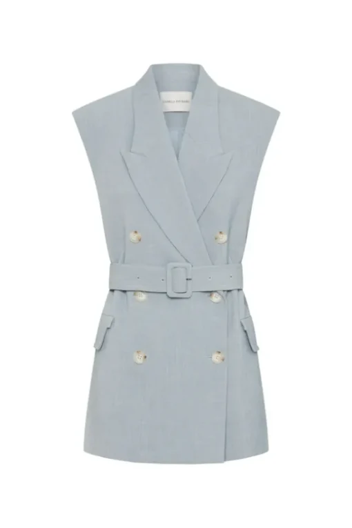 Percival Vest Blue Marle