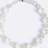 Pills 'n Pearls Necklace Silver