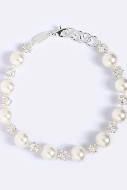 Pills 'n Pearls Necklace Silver
