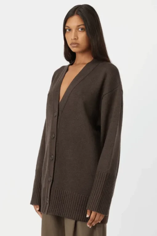 Romeo 2.0 Cardigan Chocolate Melange
