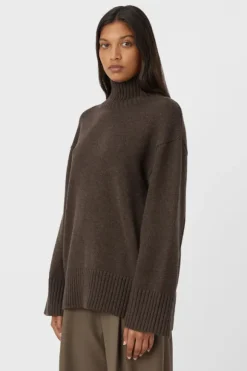 Romeo 2.0 Funnel Neck Chocolate Melange
