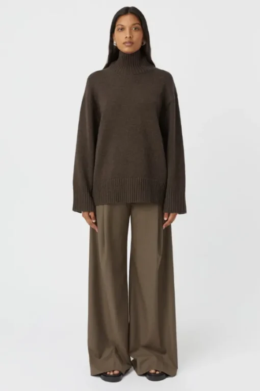 Romeo 2.0 Funnel Neck Chocolate Melange