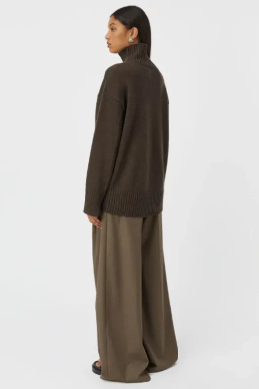Romeo 2.0 Funnel Neck Chocolate Melange