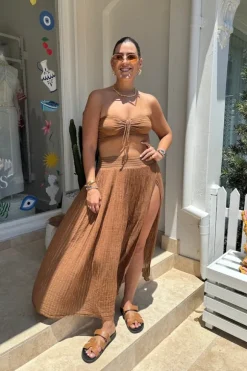 Ruched Tube Top Coco