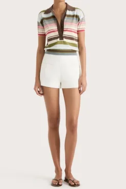 Sable Polo Shirt Meleu Stripe Multi