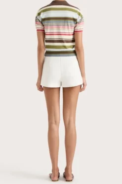 Sable Polo Shirt Meleu Stripe Multi