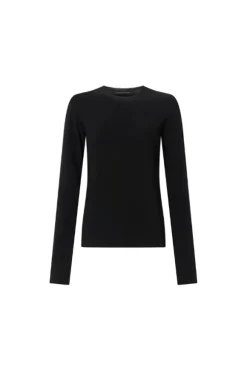 Saint Long Sleeve Top Black