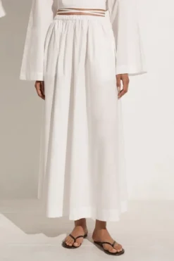 Scanno Skirt White
