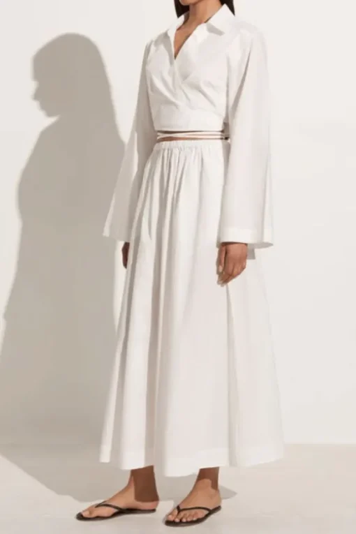Scanno Skirt White