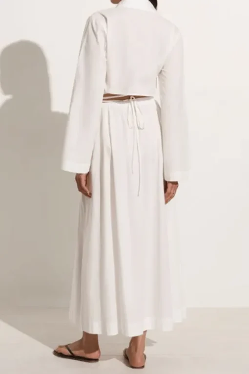 Scanno Skirt White