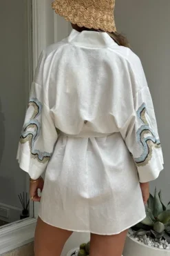 Serene Kimono Dress Cream