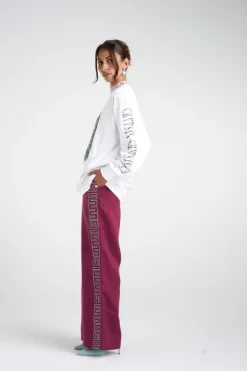 Sig Linen Pant Plum