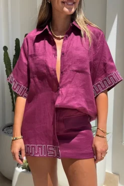 Skort Plum