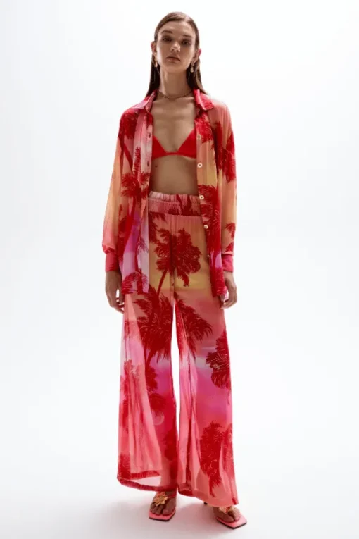 Solace Button Up Shirt Palm