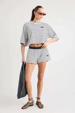 Sorrentino Short White Black