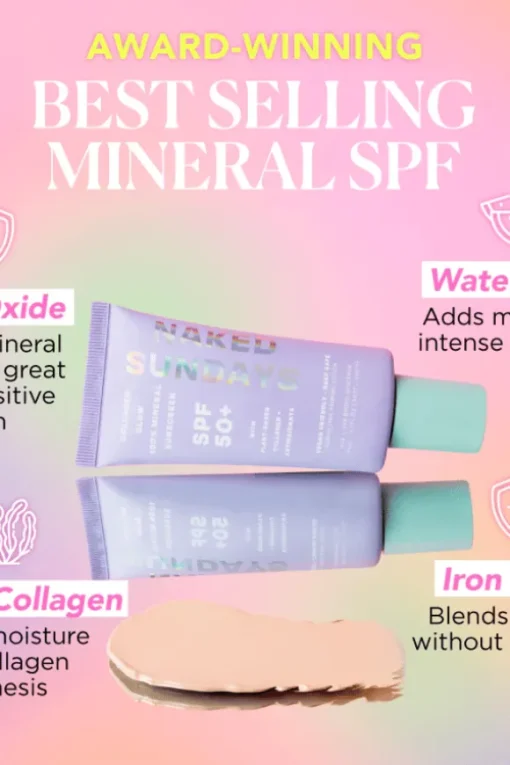 SPF50+ Collagen Glow 100% Mineral Perfecting Priming Lotion
