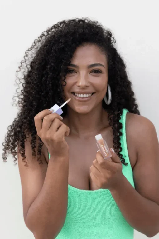 SPF50 Glow + Go Lip Oil in Salted Caramel
