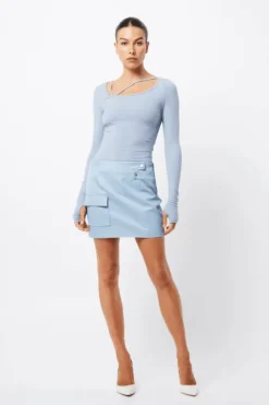 Splice Top Ice Blue