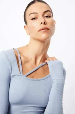 Splice Top Ice Blue