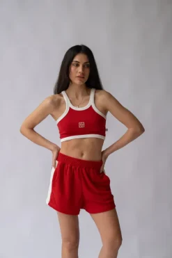 Sportif Short Cherry
