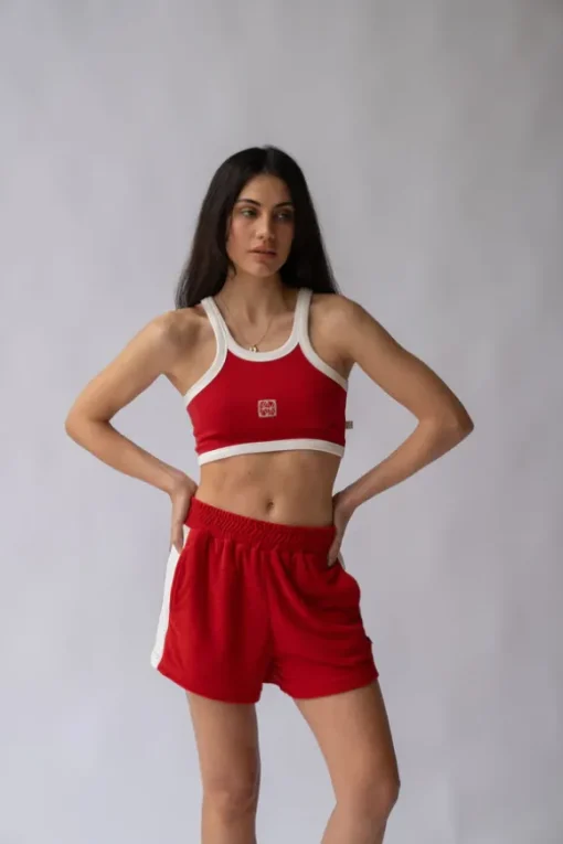 Sportif Short Cherry