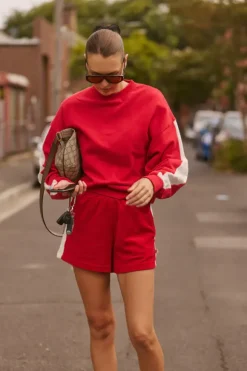 Sportif Short Cherry