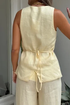 Stacey Vest Butter