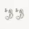 Sterling Silver Always With You Earrings